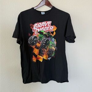 Delta Black Monster Truck Graphic Tee